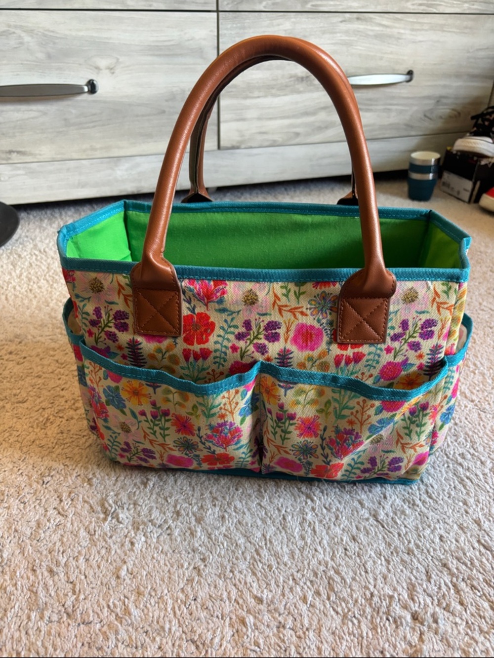 Natural Life Mimi Utility Tote, designed for organizing